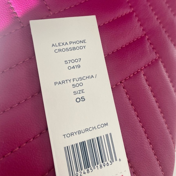 🍀💜NEW💜Tory Burch Alexa Phone Crossbody bag/shoulder bag/leather - Picture 9 of 9